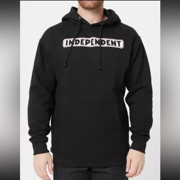 INDEPENDENT Black Classic Heritage Skateboard Collection Mens Pullover Hoodie XL - Picture 1 of 15